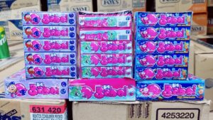 Chupa Chups Big Babol Chewgum Tutti Frutti Flavor – 20 Pieces Bubble Gum Pack