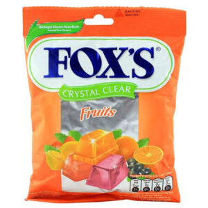 Fox's Fruit Candy Pouch 125g – Assorted Fruit Flavoured Hard Candy