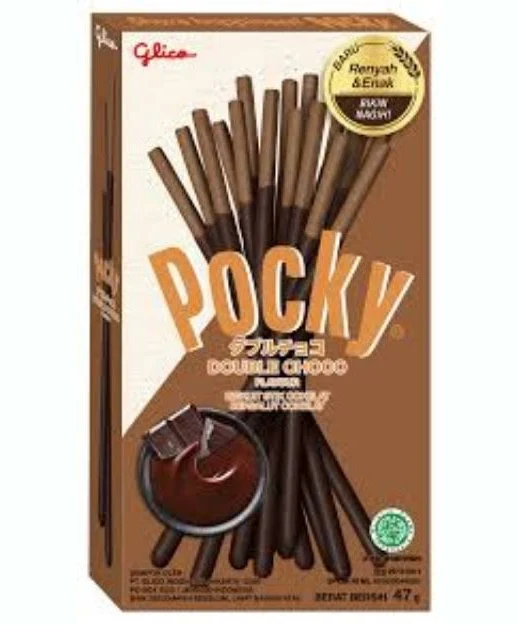 Glico Pocky Stick Biscuit Double Chocolate