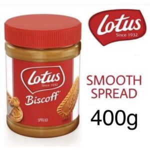 Lotus Biscoff Smooth Biscuit Spread 400g – Creamy Caramelized Cookie Butter