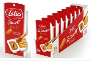 Lotus Biscoff and Go BreadStick with Biscoff Spread – Crunchy Snack Pack  45g