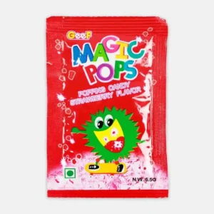 Magic Pops Strawberry Candy 40 PCS | Fizzy Strawberry Popping Candy