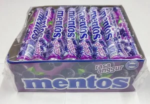 Mentos Grape Candy 14 PCS | Chewy Grape Flavoured Candy