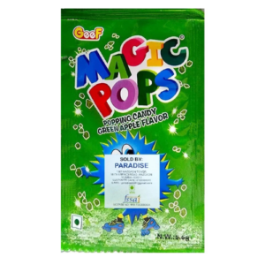 Magic Pops Apple Candy 40 PCS | Fizzy Apple Popping Candy