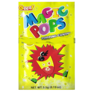 Magic Pops Lemon Candy 40 PCS | Fizzy Lemon Popping Candy