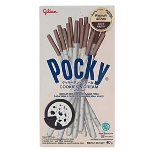 Glico Pocky Stick Biscuit Cookies & Cream 39g | Japanese Snack