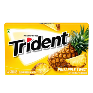 Trident SugarFree Pineapple Chewing Gum | Tropical Fruit Flavor